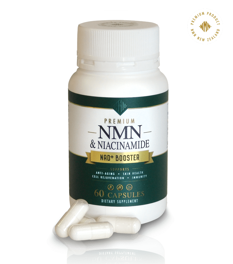 Nature's Skin-Revitaliser...Premium NMN 350mg (NAD+ Booster) and Niacinamide 300mg 60 capsules