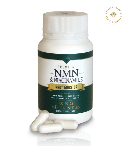 Nature's Skin-Revitaliser...Premium NMN 350mg (NAD+ Booster) and Niacinamide 300mg 60 capsules