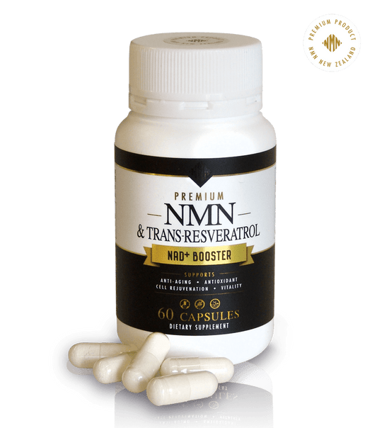 The Antioxidant-Advantage...Premium NMN 350mg (NAD+ Booster) and Trans-Resveratrol 350mg 60 capsules